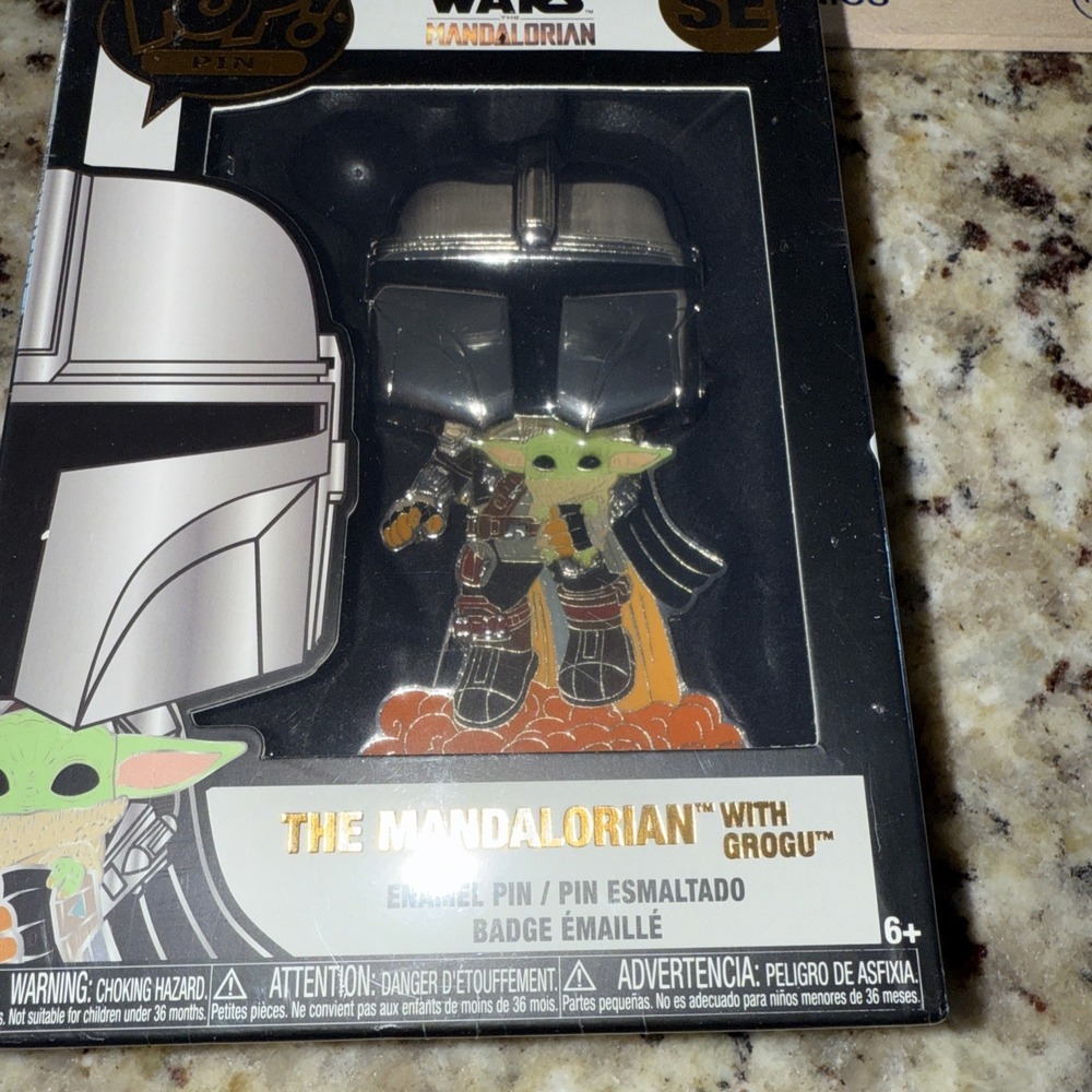 Funko Pop Enamel PinThe MandalorianW/Grogu SE Star Wars Yoda Special Edition4901